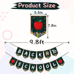 Back to School Banner Decorations First Day of School Banner | Welcome Banner fo