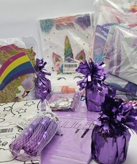 Unicorn Birthday Decorations Party Supplies Kit Balloon Arch Backdrop Set New