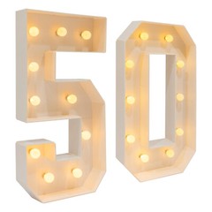 50th Birthday Decorations Numbers Birthday Number Light Marquee Light up 39.37in
