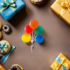 Multi-Color Plastic Balloon Cake Toppers, Mini Balloon Garland Reusable Decor…