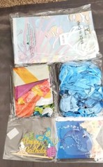 SHARK Octopus Theme B Day party Supplies 20 Gust Plate Cups Napkins etc 215 Pec
