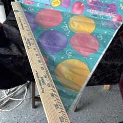 Never Used Vintage 1997 Jumbo Party Pennant Banner 12 Feet