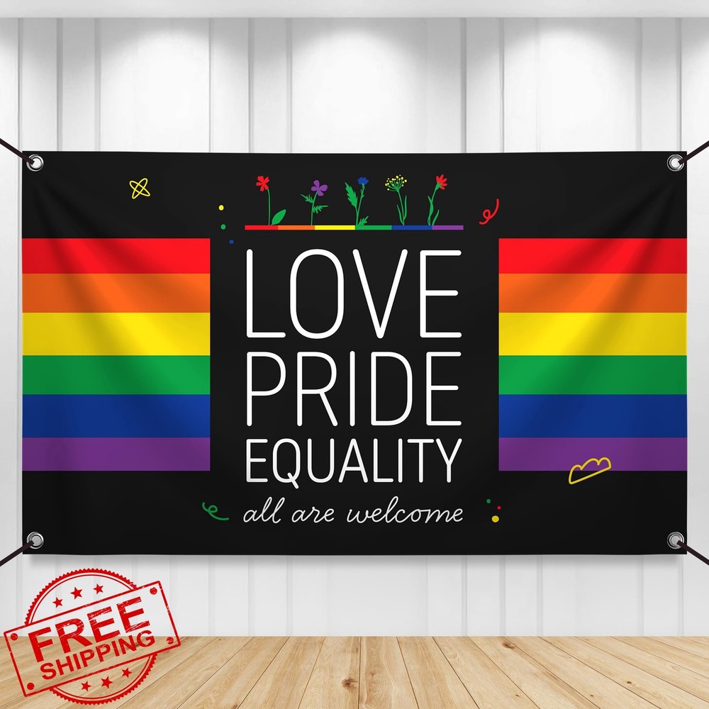 KatchOn XtraLarge Pride Banner Rainbow