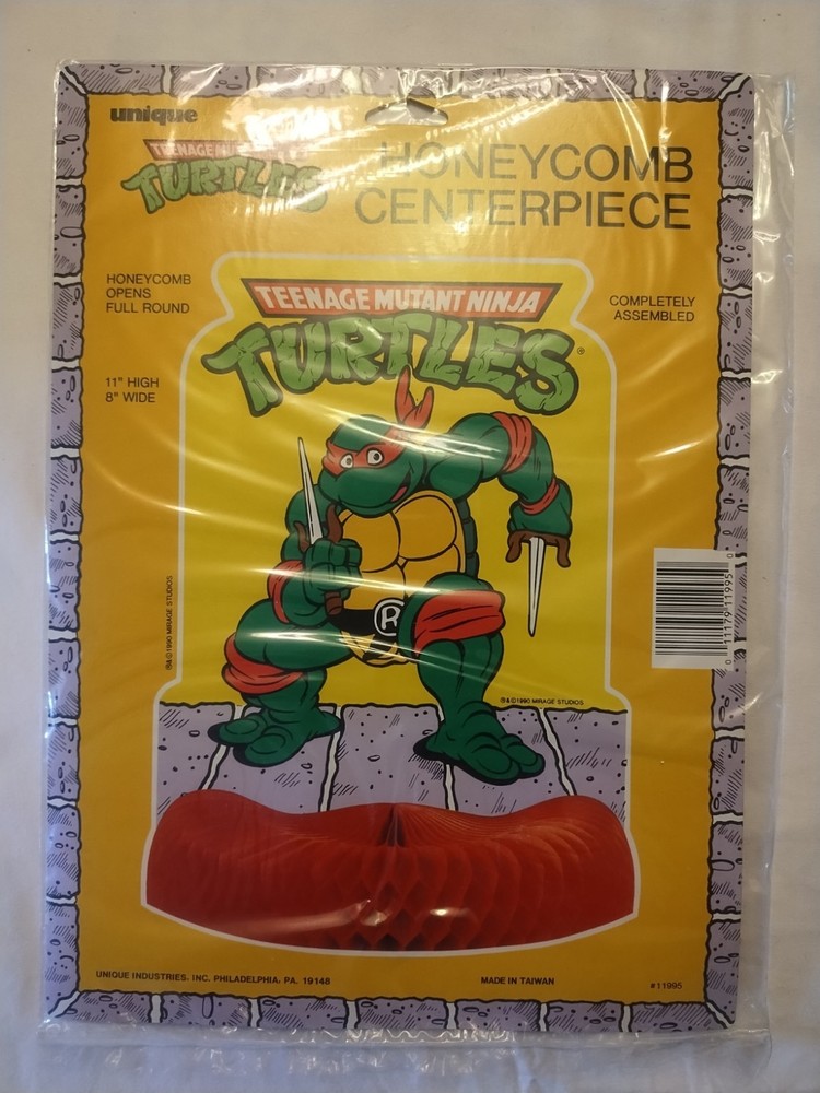 1990 Teenage Mutant Ninja Turtles TMNT Classic Party Decoration Centerpiece NEW