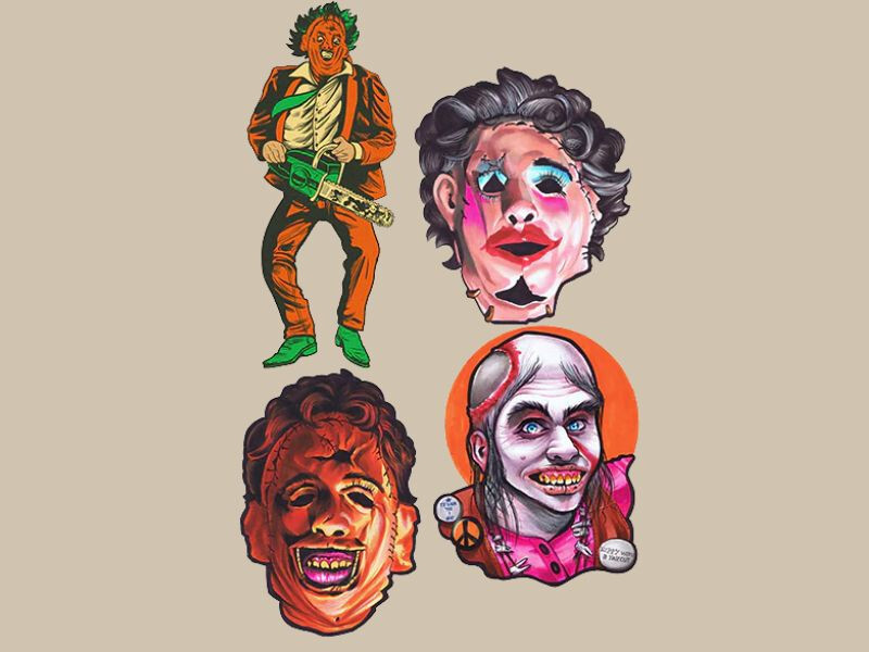 Texas Chainsaw Massacre Wall Decor Leatherface Halloween Trick or Treat Studios