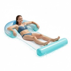 Sun Chair Pool Float For Adults Tanning Inflatable Lounger Beach River Lake Raft
