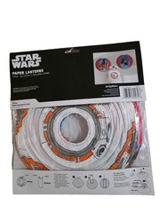 Star Wars Paper Lanterns Party Decorations Kylo Ren Rey Chewbacca 4 Pc Set H9