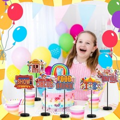6 Pcs Carnival Party Decor Carnival Circus Decoration for Table Centerpieces …