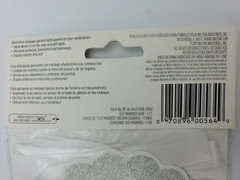«Just Married» Banner 6ft Wilton Silver Glitter Wedding Party Ribbon Pre-Strung