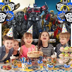 Transformers Rise Of The Beasts Party Supplies Birthday Plates Balloons Banner