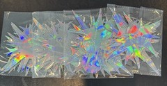 Iridescent Party Decorations Star Circle Garland 4 7Ft Strands – A0216