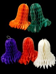 Bulk Honeycomb Bells Tissue Fold Out – 50 Pieces