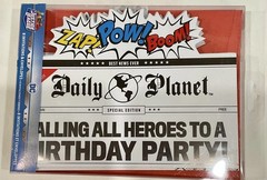 JUSTICE LEAGUE HEROES UNITE DAILY PLANET Premium Superhero Party Invitations NEW