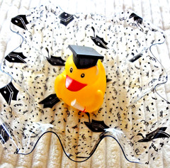 Graduation Decorations 2026 2 Bowl Set with Rubber Duckies NEW