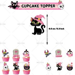 Happy Halloween Birthday Party Decor Supplies Balloons Banner Cake Toppers Kids