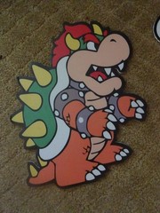 7 PIECE SUPER MARIO CARDBOARD CUT OUTS FOR PARTIES OR BEDROOM WALL ART
