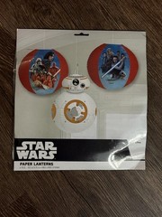 Star Wars Party decorations 55+ Piece Wall Decor Lanterns Mask Table Bags, READ