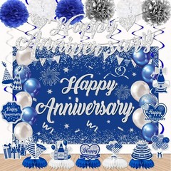 Happy Anniversary Decorations, Wedding Anniversary Decorations- Anniversary B…