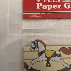 Vintage Hobby Rocking Horse 9′ Paper Garland Made in Taiwan Things Remembered