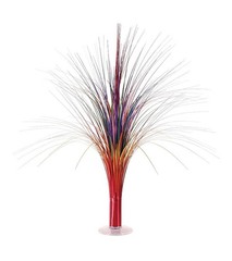 6 x Metallic Spray Centerpieces- 19” With Clear Plastic Base. Occasion, Party