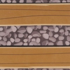 Beistle Novelty Printed Polyester Fabric Railroad Track Aisle Runner