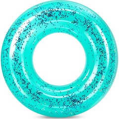 1 Pcs 42 Inch Large Inflatable Pool Float Tube for Adult Glitter Sparkly Conf…