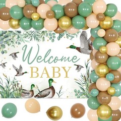 Duck Hunting Baby Shower Decorations Sage Green Mallard Duck Baby Shower Ball…