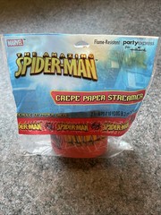 Spiderman Party Streamer – 2008 Party Express From Hallmark Deadstock