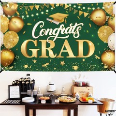 XtraLarge Congrats Grad Banner – 72×44 Inch, Congratulations Banner | Grad Backd