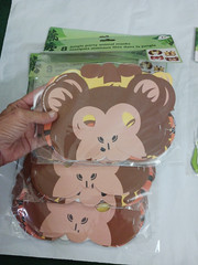 Party Supplies. Let’s get Wild plates, napkins, masks, hats, confetti, banner +