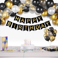 Black Latex Balloons 100 Pack 12 Inch Black Round Helium Balloons Party Ball…