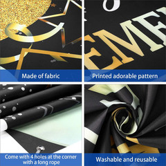 Retirement Party Decorations, Extra Large Fabric Retire Sign Banner Photo Booth