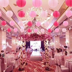 12 Pcs Decorative Paper Lanterns – Romantic Hanging Decor for Special Occasions