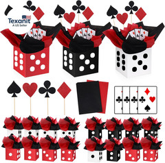 16 Sets Casino Party Decorations Themed Table Centerpieces Casino Night Table Pa
