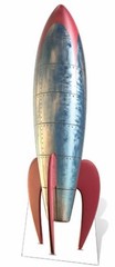 ROCKET (RETRO STYLISED) LIFESIZE CARDBOARD CUTOUT
