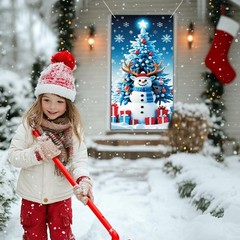 3Pcs Christmas Decorations Outdoor Indoor â€“ Merry Christmas Banner Set with…