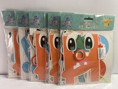 Five Pokemon Happy Birthday Banners Pikachu New