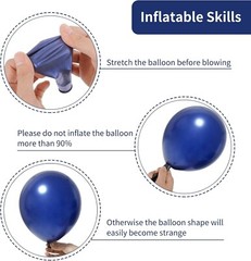 129pcs Premium Latex Different Sizes 18,12,10,5 Inches Balloons for Garland Arch