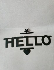 Personalised Banner Custom Letters Symbols Decoration DIY, Welcome Party (Black)