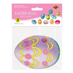Beistle 10 count (Pack of 1), Assorted Colorful Spring Themed Decorations