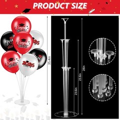 4 Set Graduation Party Balloon Stand Kits for Table Centerpieces Balloon Tables