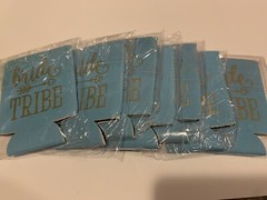 Bride Tribe Can Cooler Bachelorette Hen Party Bridesmaid Koozie Lot Of 8 NEW