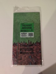 MINECRAFT Gamer Birthday Party Plastic TABLE COVER 54” x 84” MOJANG