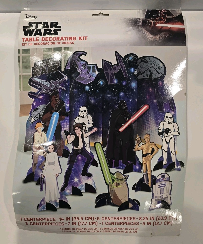 Disney Star Wars Kids Birthday Party Table Decoration Kit Galaxy of Adventures