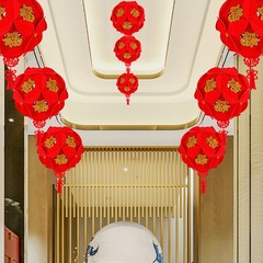Hanging Chinese Red Lanterns Chinese New Year Decoration for Kids Adults Favor