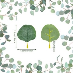 400+ Pcs Eucalyptus Leaves, Fake Eucalyptus Petals Boho Wedding Table Decor L…