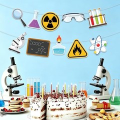 Science Party Decorations Banner – Perfect for Kids’ Birthday Celebrations!