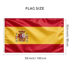 ish Flag, Flag of 3×5 Ft – Polyester Lightweight Flags with 2 Brass 1 Pc Span