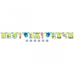 SPONGEBOB SQUAREPANTS Friends JUMBO LETTER BANNER KIT (1) ~ Birthday Party Decor