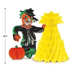 Halloween Scarecrow Tissue Paper Centerpiece Classic Vintage Style by Beistle